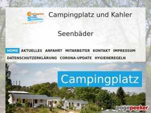 Campingplatz und Kahler Seenbäder