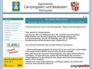 Campingplatz und Badeseen Mainhausen