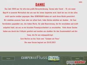 Campingplatz - Campen am Fluss