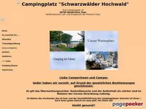 Campingplatz "Schwarzwälder Hochwald"